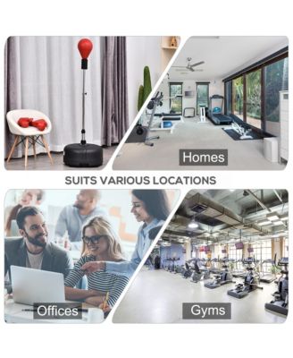 Boxing Ball Set Punching Free-Sd Spring Speed Stable Base Suction Cup