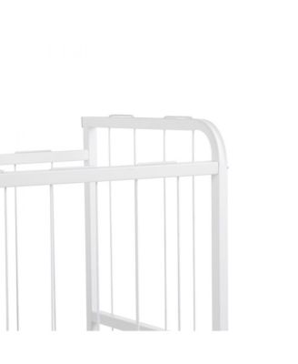 2-Tier Kids Bookshelf with 4 Cubbies for Toy Storage