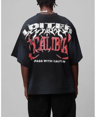 Men's Faded Print Flannel T-Shirt