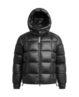 Men's EZ Boxed Hooded Racer Puffer Jacket