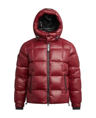 Men's EZ Boxed Hooded Racer Puffer Jacket
