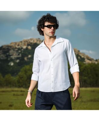 Men's Solid Relaxed Shirt