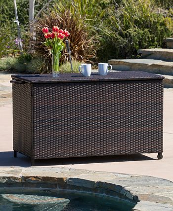 Noble House - Whelan Wicker Cushion Box, Direct Ship