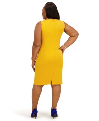 Women's Sleeveless Sheath Dress, Regular and Plus Size