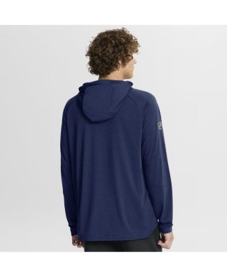 Men's Navy Washington Capitals Authentic Pro Rink Raglan Hoodie