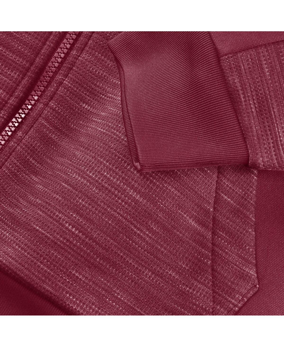 Men's Wine Cleveland Cavaliers Back Door Cut Play Defender Full-Zip Hoodie