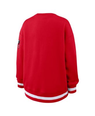 Women's Red Georgia Bulldogs Oversized Legacy Phoenix Sweatshirt