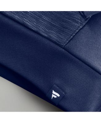 Men's Navy Minnesota Timberwolves Back Door Cut Play Defender Full-Zip Hoodie