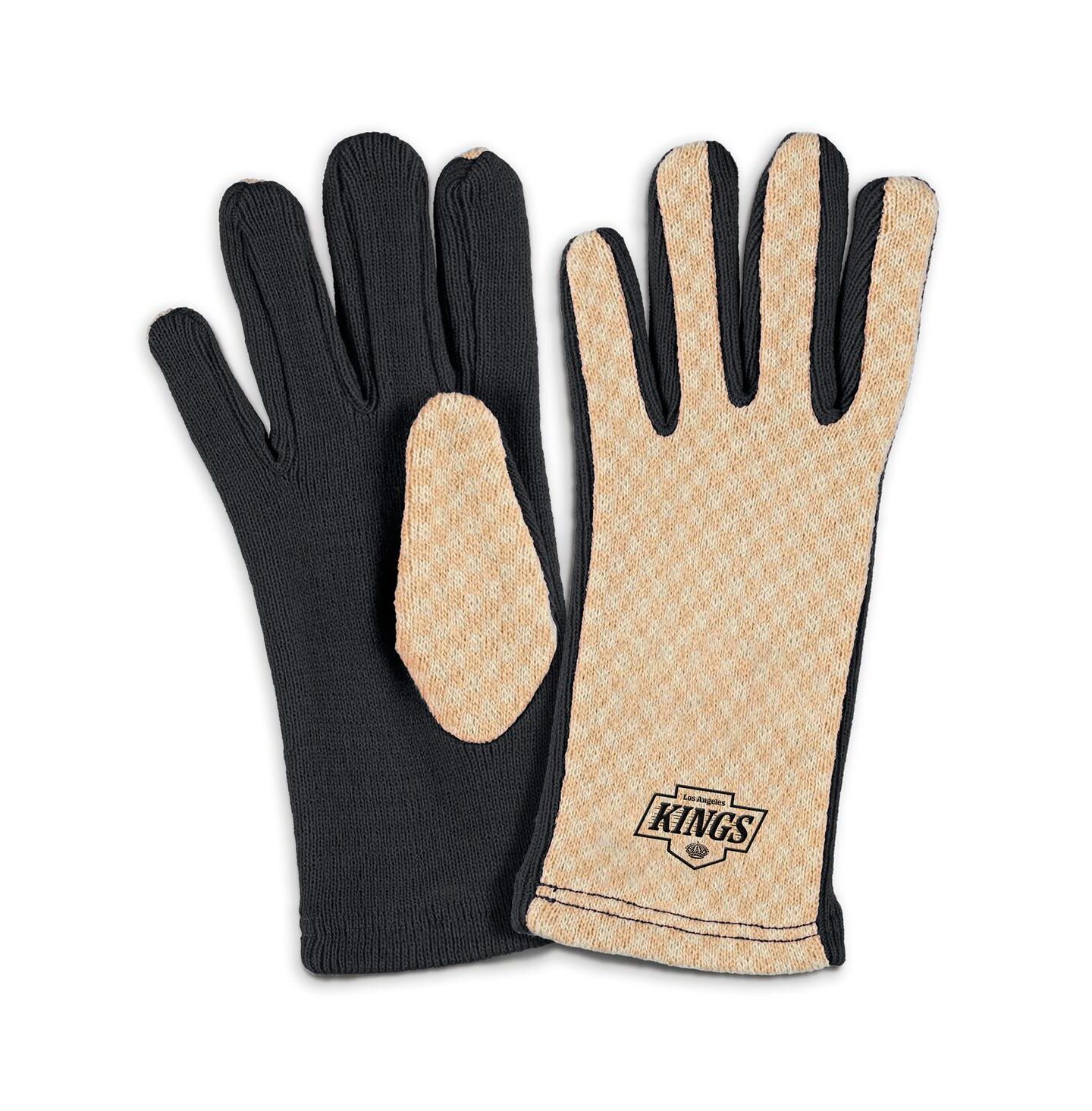 Женские перчатки WEAR by Erin Andrews Los Angeles Kings Tonal Microcheck Scarf Glove Set — фото 3