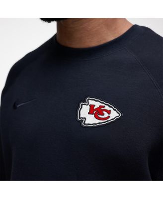 Men's Black Kansas City Chiefs Tech Fleece Raglan Sweatshirt