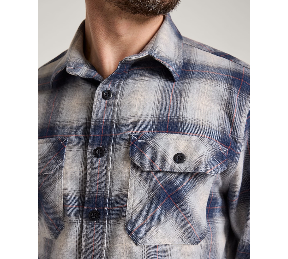 Pendleton Men's Burnside Flannel Spread Collar Shirt