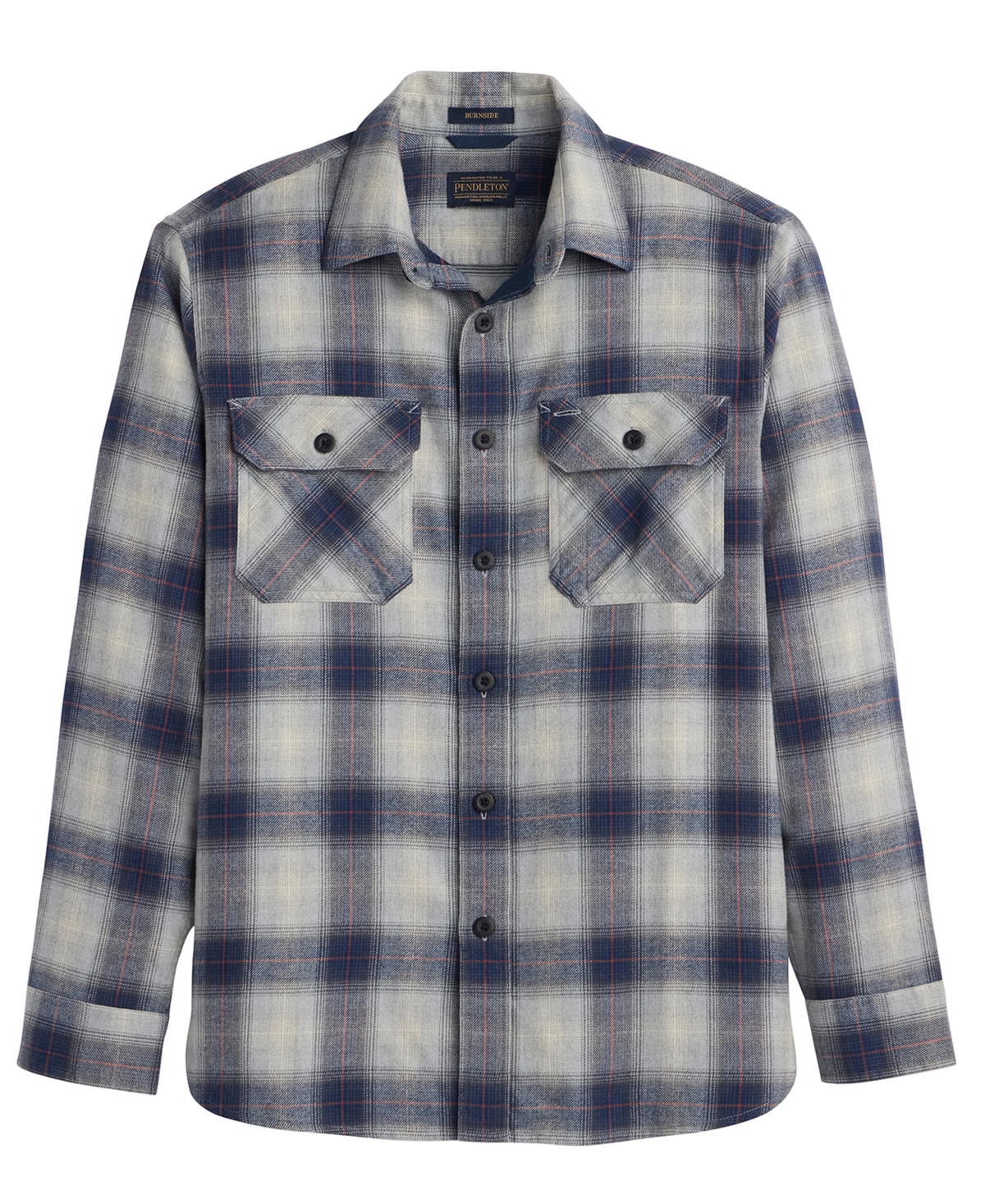 Pendleton Men's Burnside Flannel Spread Collar Shirt