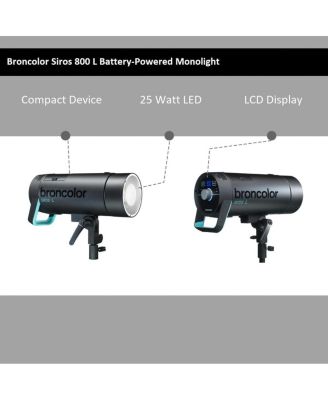 Siros 800 L Wi-Fi / RFS 2.1 Battery Powered 800 W/S Monolight