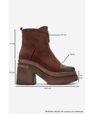 Women Ardenne Platform Zip Boot
