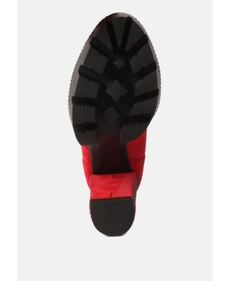 Womens Birch Block Heeled Ankle Boots