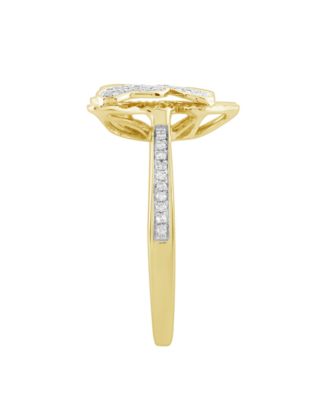 Diamond Ring (1/4 ct. t.w.) in 10k Yellow Gold
