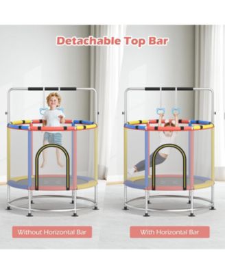 6-in-1 Kids Trampoline Combo 55'' Toddler Play Activity Center w/Hammock