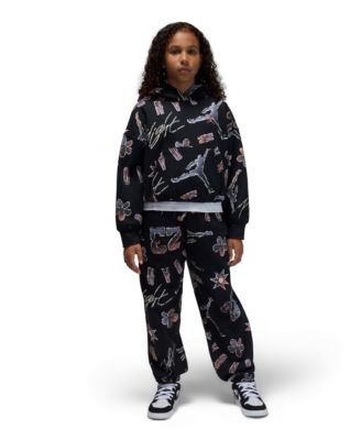Girls' 7-16 23 Throwback Graphic Logo Fleece Pants