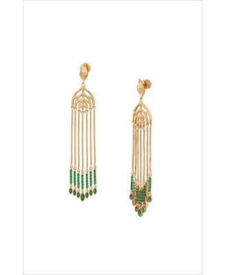 Verdant Whisper Tassels Earrings