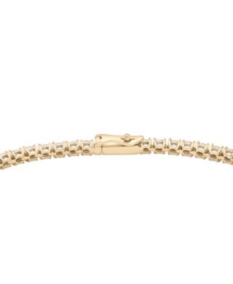 Diamond Tennis Bracelet (2 ct. t.w.) in 10k Yellow Gold Over Sterling Silver