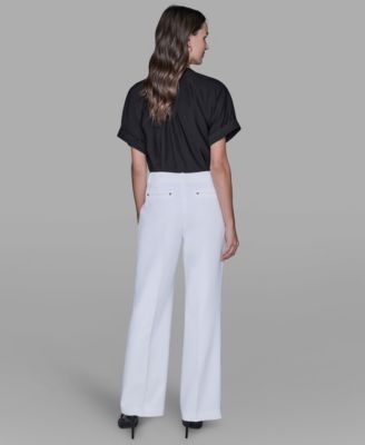Women's Mid Rise Straight Leg Pants