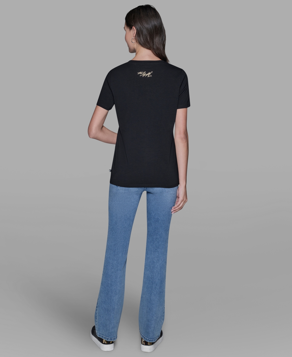 Karl Lagerfeld Paris Women's Sunglasses Printed Pull-On T-Shirt