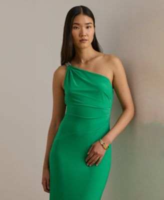 Women's Jersey One-Shoulder Gown