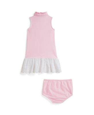 Baby Girls' Sleeveless Dress and Bloomer, 2-Piece Set