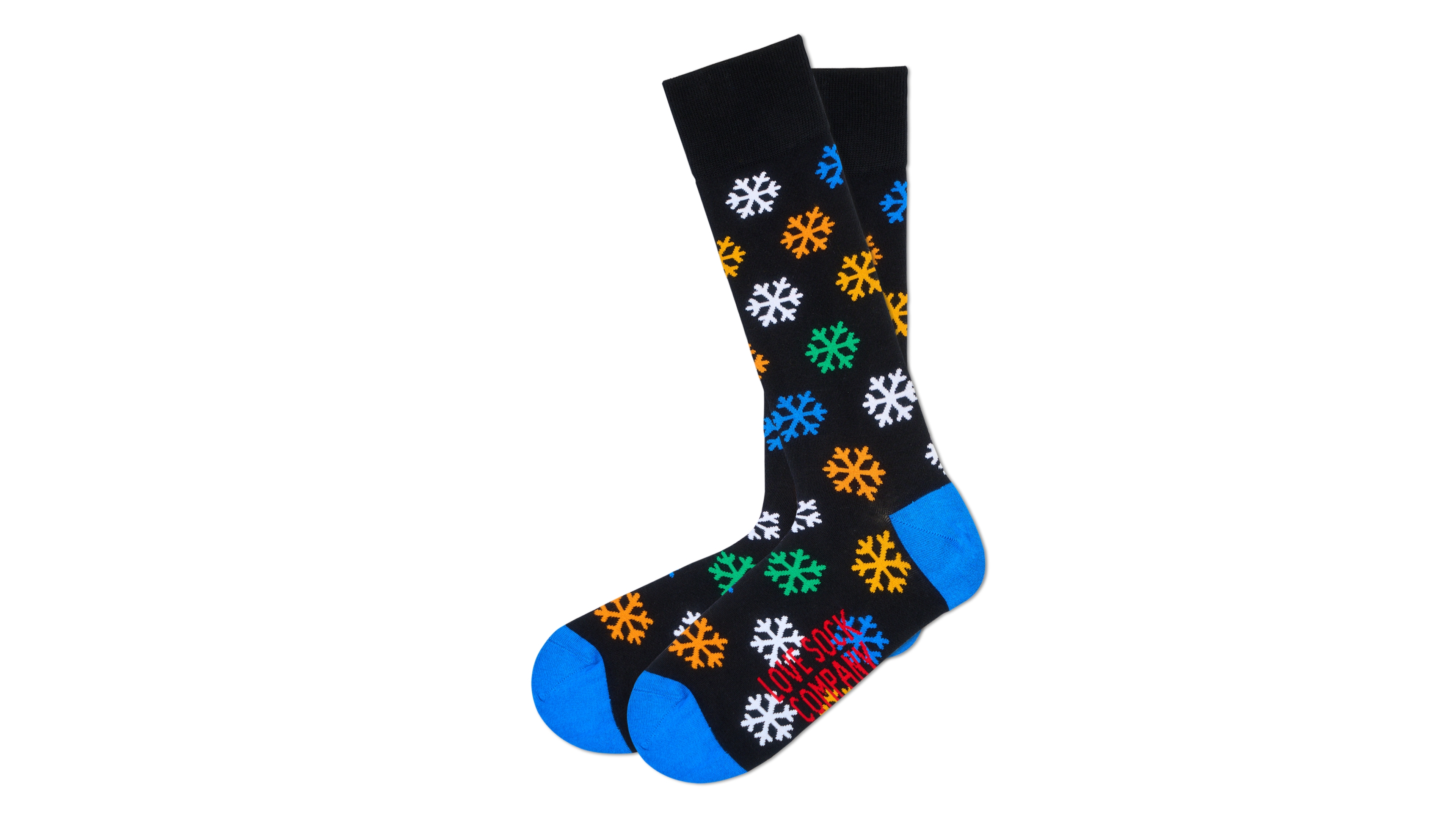 Love Sock Company Men's Snowflake Socks