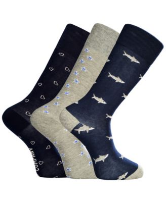 Love Sock Company - Men's Shark Tank Bundle Socks, 3 Pack