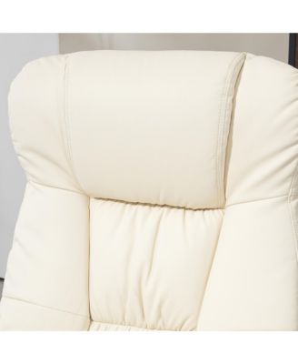 Swivel Recliner with Ottoman Reclining Chair and Footrest,
