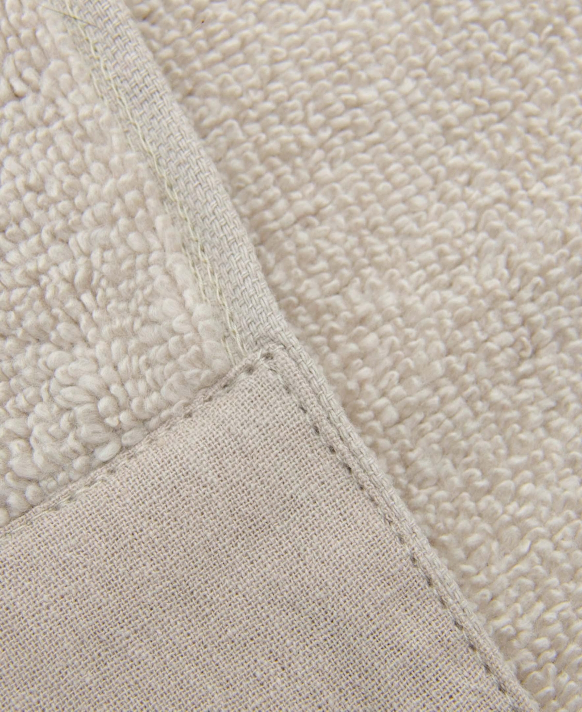 Linery & Co Cotton and Linen-Texture Border 6 Pack Hand Towel Set