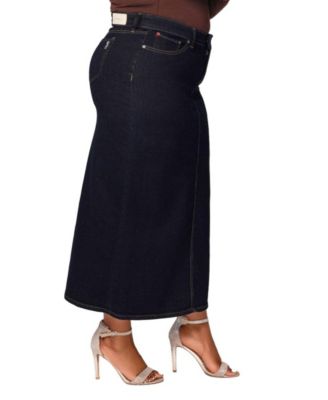 Women's Denim Maxi Skirt