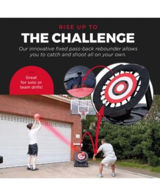 Portable Basketball Hoop, Adjustable Height, 50" Backboard & Rebounder