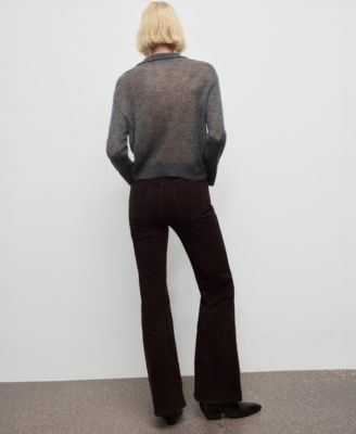 Women's Velvet Flared Jeans