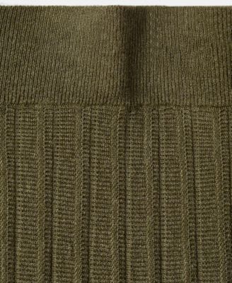 Women's Pleated Knit Skirt