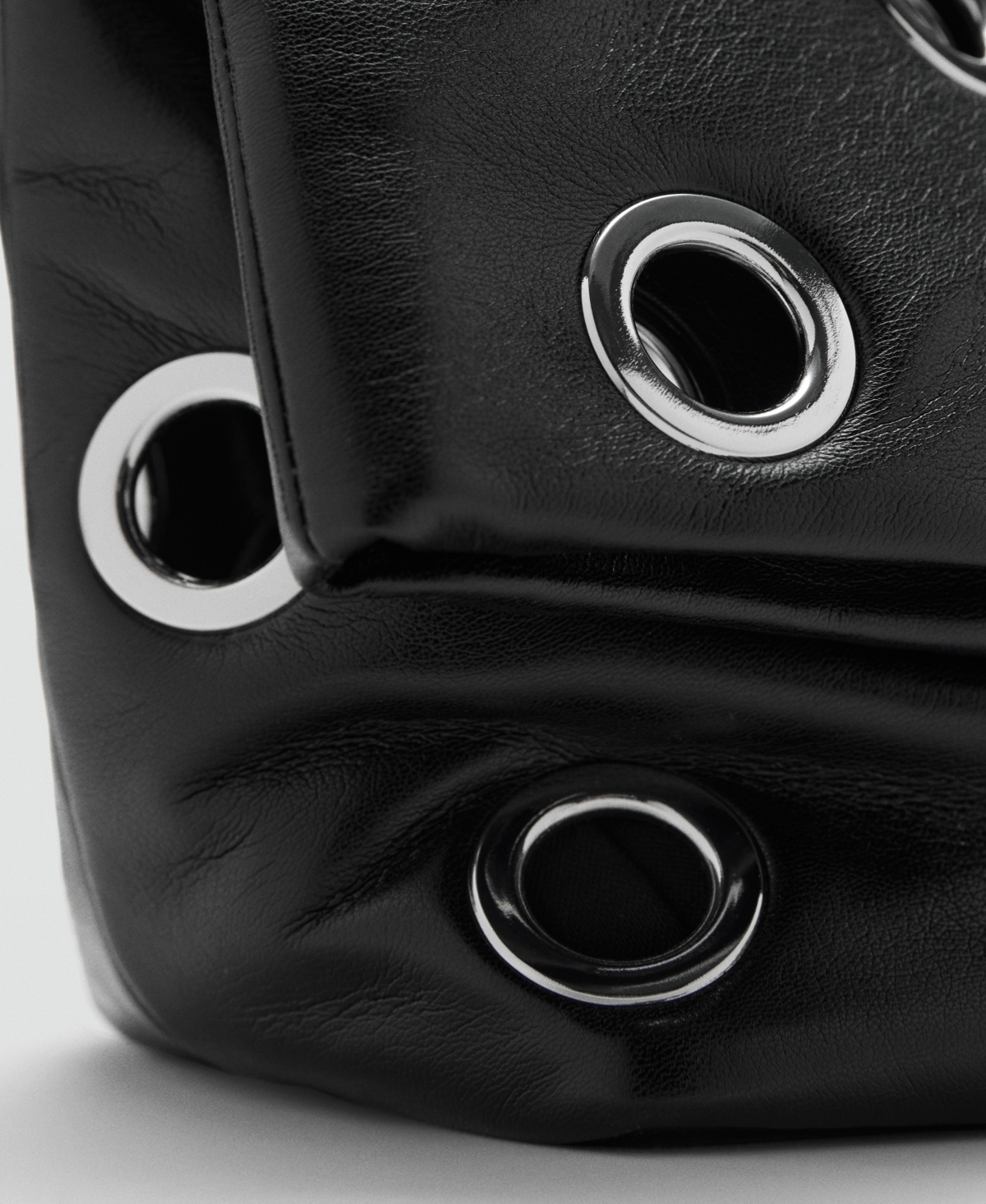 Mango Women's Eyelets Crossbody Bag