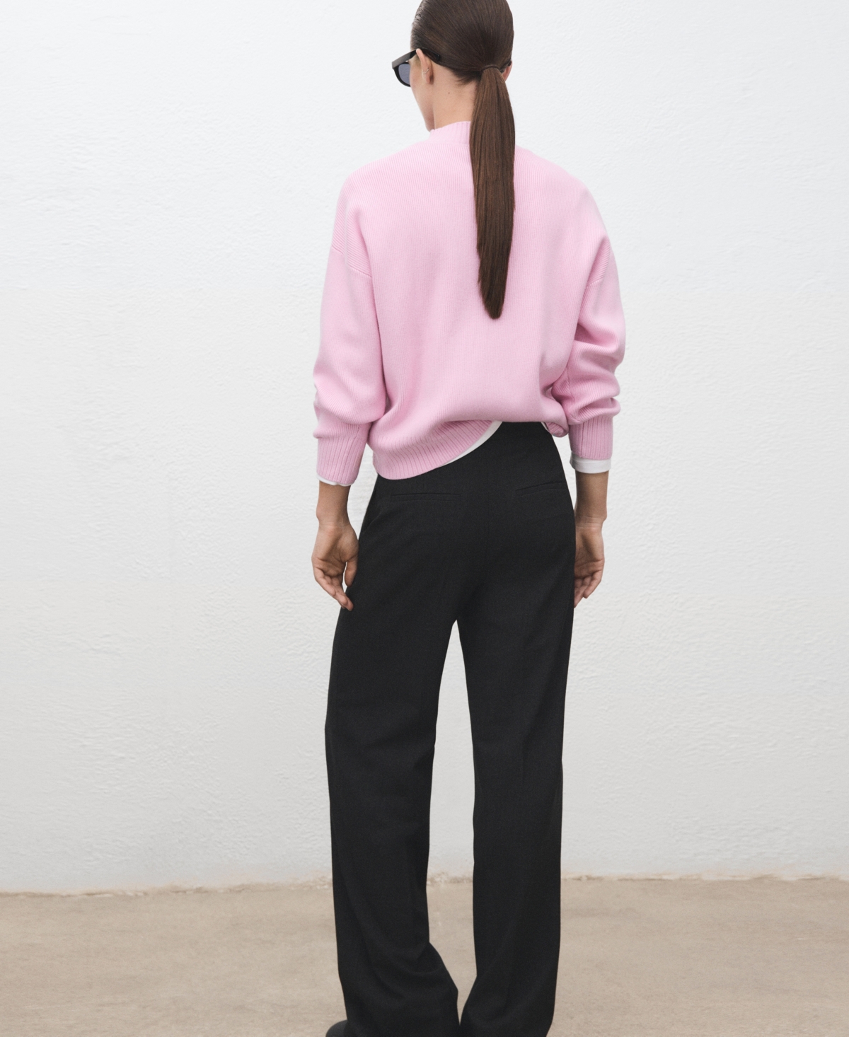 Mango Women's High Collar Sweater