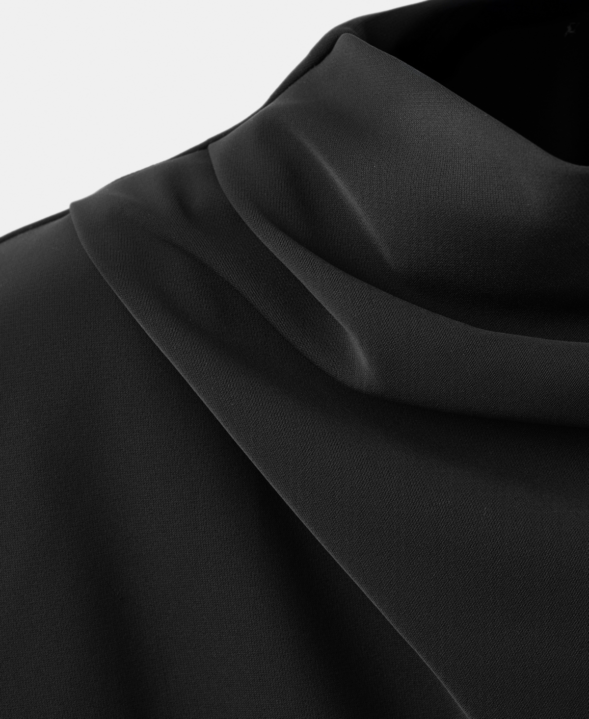 Mango Women's Draped Neck Long-Sleeved Dress