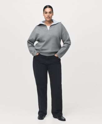 Women's Turtleneck Zip Sweater