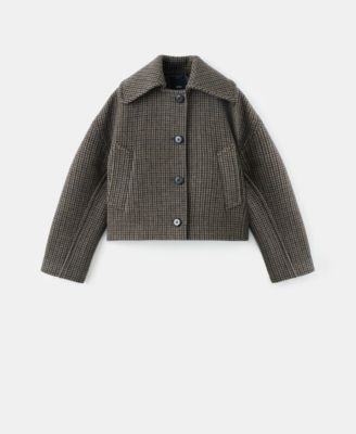 Women's Houndstooth Wool Jacket