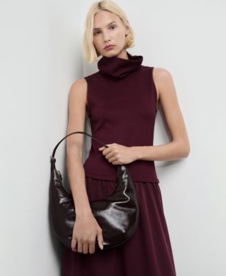 Women's Combined Funnel Neck Dress