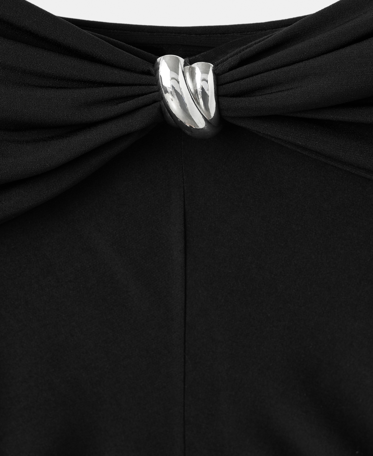 Mango Women's Metallic Detail Strapless T-Shirt