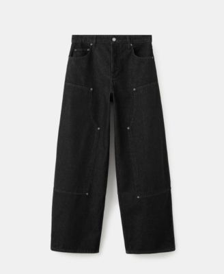 Women's Patches Barrel Jeans