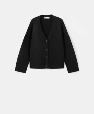 Women's Oversized V-Neck Cardigan