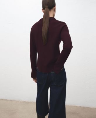 Women's Shirt Collar Cardigan