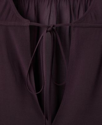 Women's Bow Neckline Chiffon Blouse