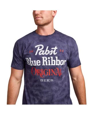 Men's Original Blue Crystal Wash Crew Neck Short Sleeve T-shirt-Medium