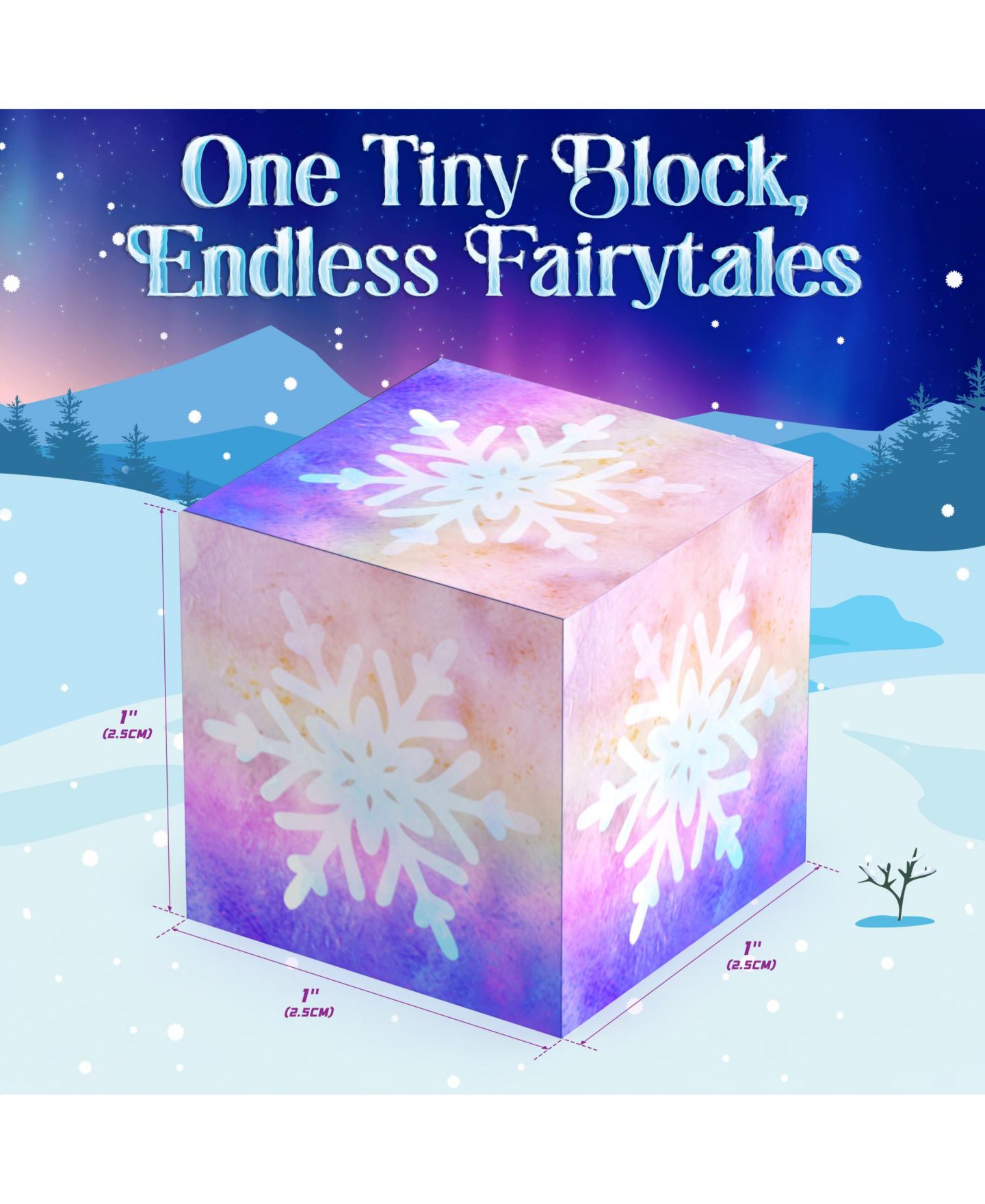Детские конструкторы USA Toyz Frosted Fairytale 84-Piece Magnetic Building Blocks, Ages 3+ — фото 9