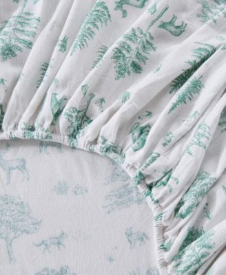 Ultra-Soft Turkish Cotton Flannel Lodge Print Sheet Set